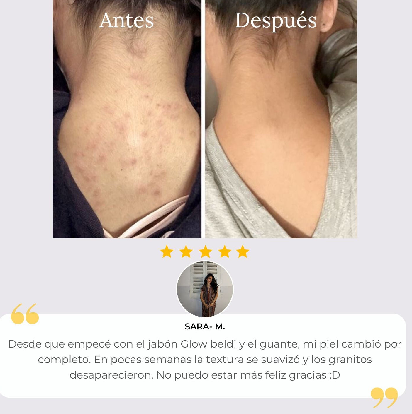 Jabón artesanal "Glow Beldi" al Nila